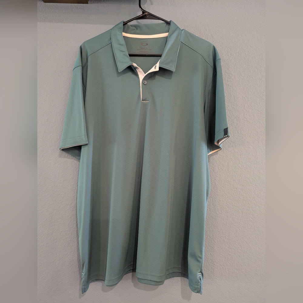 Men's Greyish Blue Polo Shirt